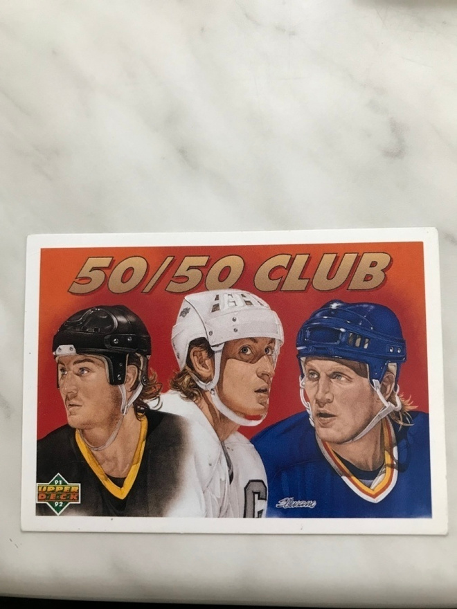 1991-92 Upper Deck 50/50 Club Wayne Gretzky #45