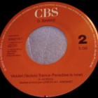D-SHAKE :: YAAAH YAAAH TECNO TRANCE :: VINYYLI 7"       1990 - pikkukuva 4
