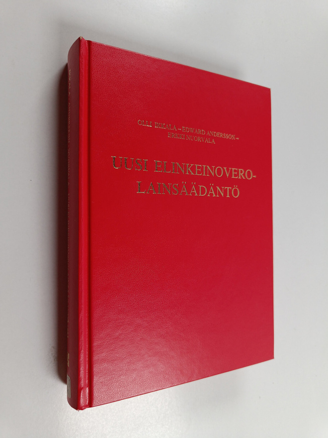 Erkki Nuorvala ym. : Uusi elinkeinoverolainsäädäntö 1993