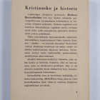 Herbert Butterfield : Kristinusko ja historia - pikkukuva 2