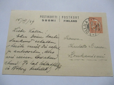 1929 Ollila ehiöllä