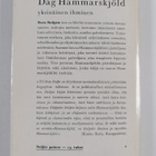 Sven Stolpe : Dag Hammarskjold : yksinainen ihminen - pikkukuva 2
