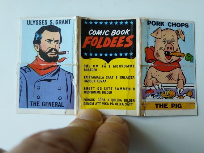 Comic Book foldees 1970-luvun alku