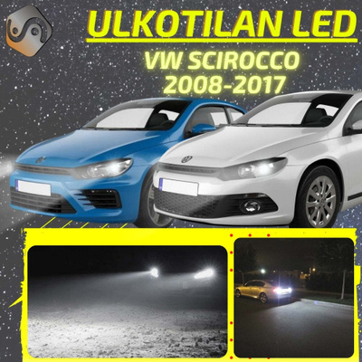 SCIROCCO 2008-2017 Ulkoiset LED -valot
