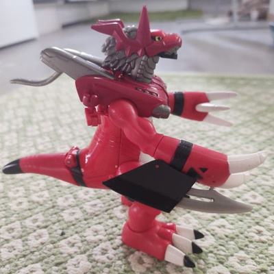 Digimon - Growlmon / WarGrowlmon digivolution figuuri