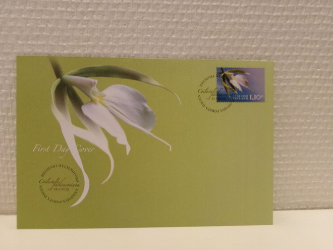 FDC- ensipäiväkuori - Orkidea - 2013