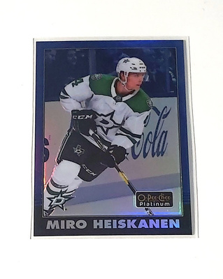 2020-21 OPC Platinum Retro Blue Rainbow #R-21 Miro Heiskanen