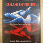 Yön väreet - Color of Night (DVD) UNCUT (1994) Open Matte - pikkukuva 1