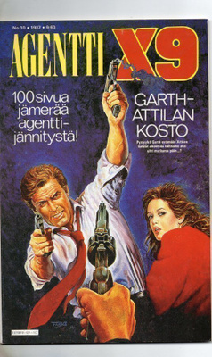 Agentti X9 n:o 10 1987 Garthattilan kosto.