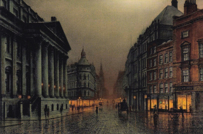 John Atkinson Grimshaw: Lontoo, katunäkymä