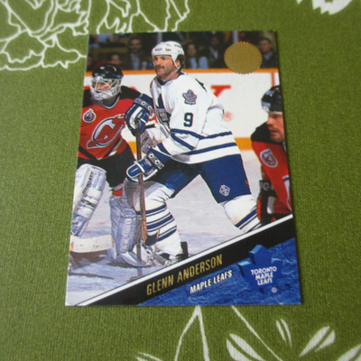 leaf jääkiekkokortti glenn anderson 92 -93