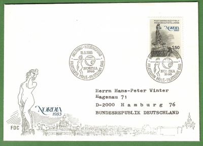 FDC 15.5.1985 Nordia Postimerkkinäyttely (100)