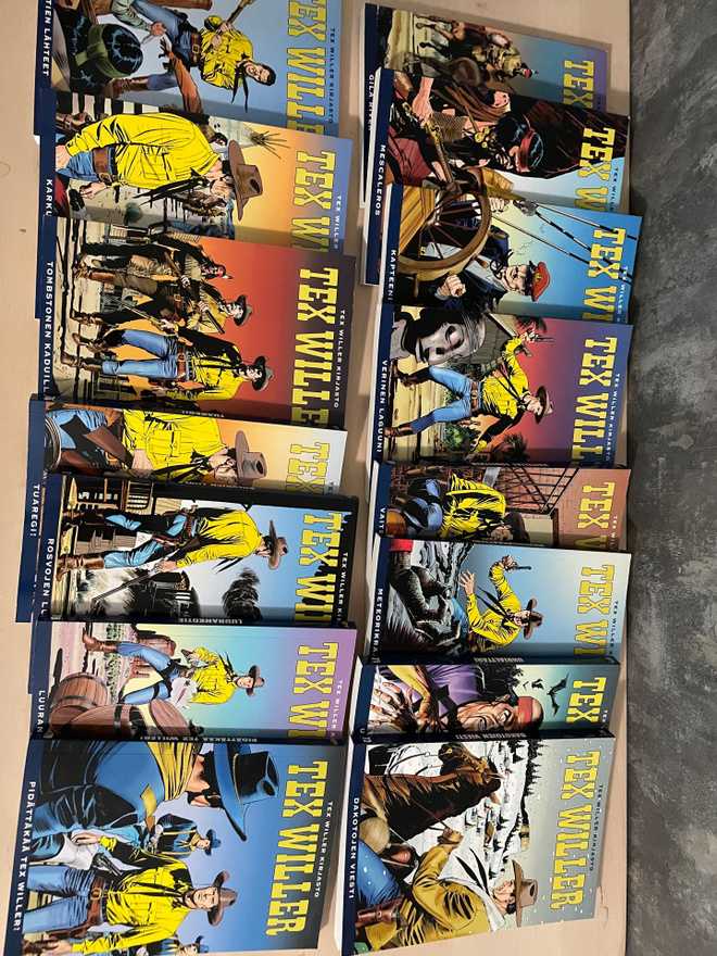 Avaamattomat Tex Willer kirjastot 65-79