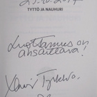 Maarit Tyrkkö : Tyttö ja nauhuri (signeerattu, tekijän om... - pikkukuva 3