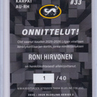 2025-26 Blueline S2 - Signature Gold - Roni Hirvonen / KÄR - pikkukuva 2