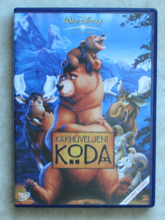 Walt Disney - Karhuveljeni Koda, DVD.