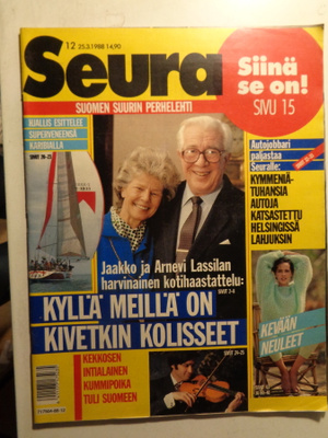 Seura lehti Nro 12/1988 (26.10)
