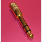 Kullattu adapteri 3.5mm Naaras - 6.5mm Uros #30757 - pikkukuva 1