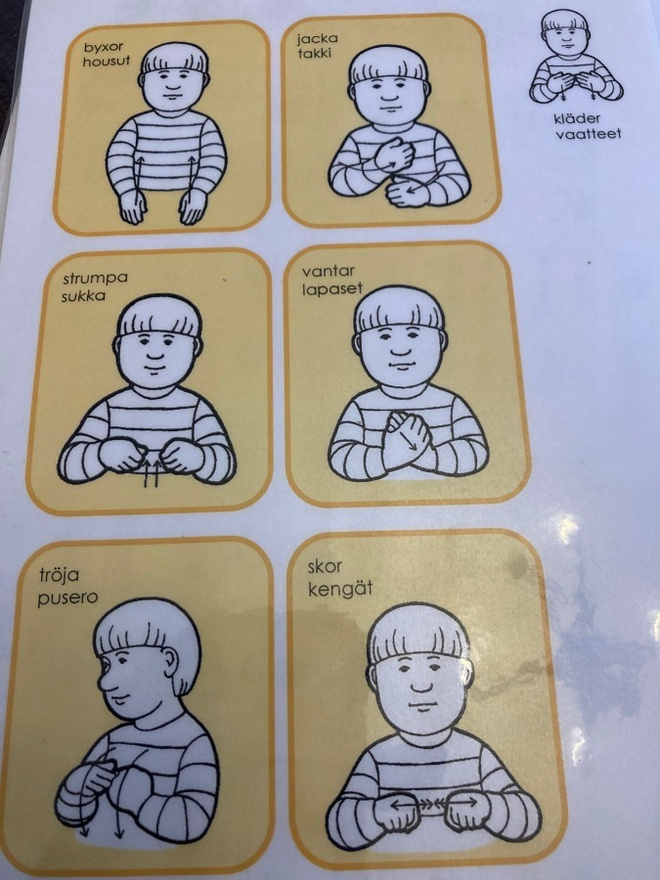 LASTEN VIITTOMAKIELIOPPAAT suomi-ruotsi