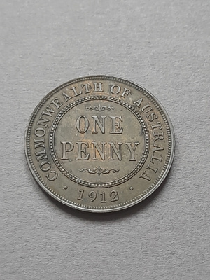 Australia one penny 1912