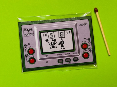 Nintendo Game & Watch Judge Green Version Jääkaappimagneetti