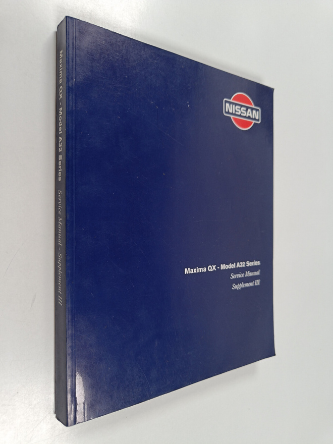 Nissan Maxima QX - Model A32 Series : Service manual supp...