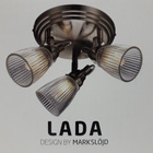 Kattovalaisin Lada 3lmp (steel, bath, MarkSlöjd, uusi) - pikkukuva 2