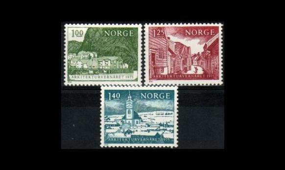 Norja 700-2 ** Vanhoja rakennuksia (1975)