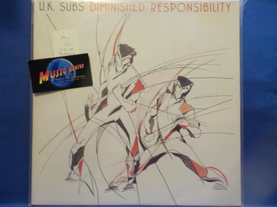 U.K. SUBS - DIMINISHED RESPONSIBILITY - UK 1981 M-/EX- LP