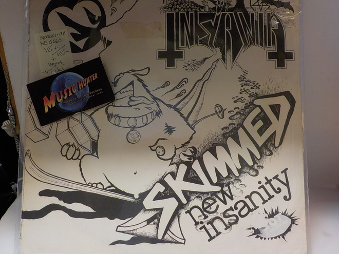 SKIMMED - NEW INSANITY TSEKKI -91 VG+/VG- LP