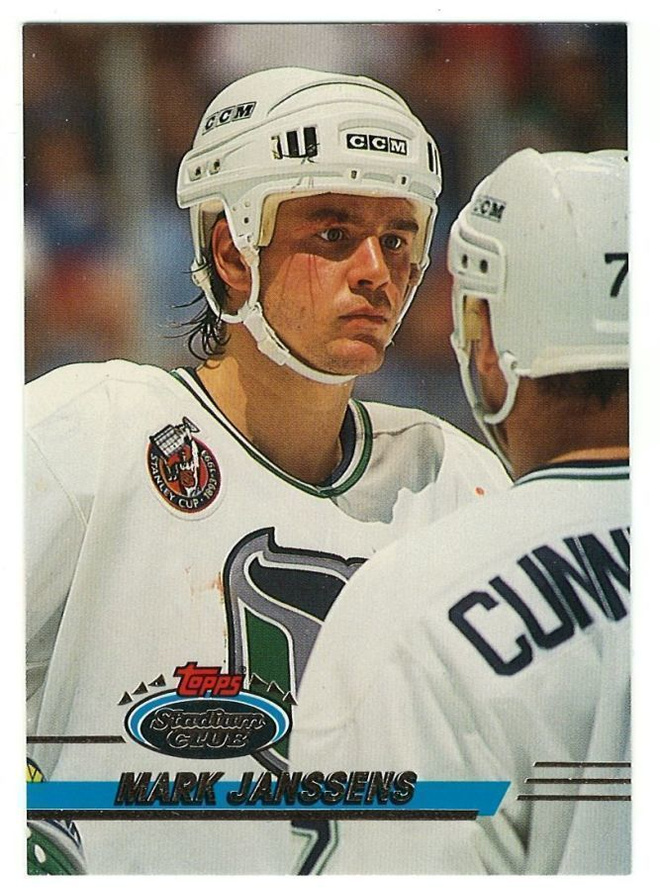 93-94 Topps Stadium Club #180 Mark Janssens