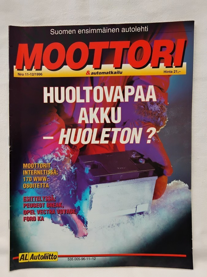 Moottori & automatkailu No 11-12 marraskuu joulukuu 1996