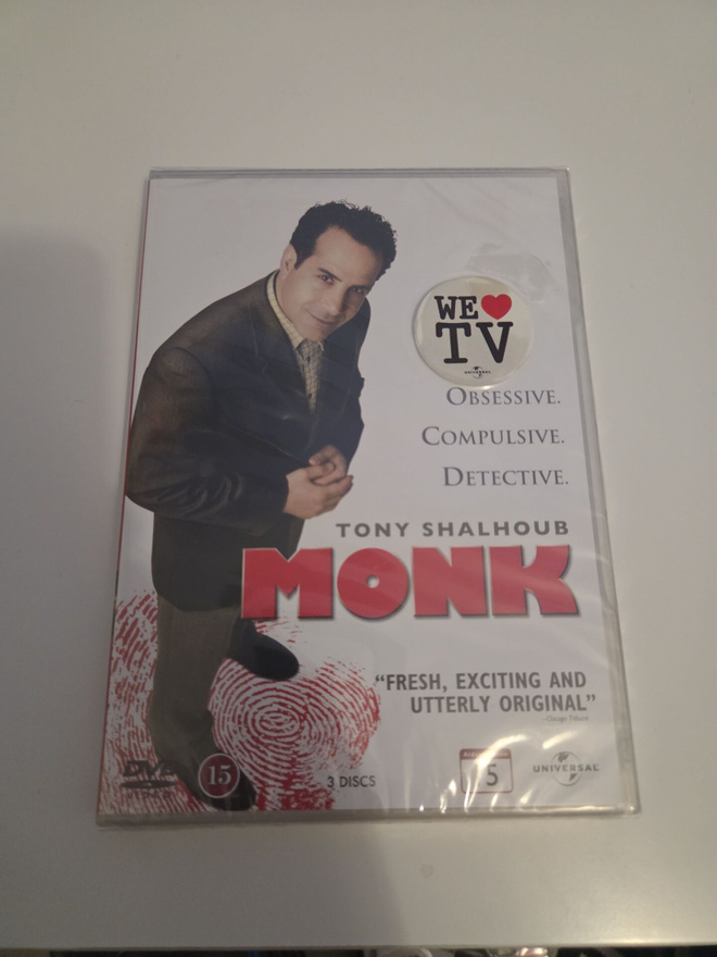 Monk 1 kausi (DVD, uusi muoveissa)