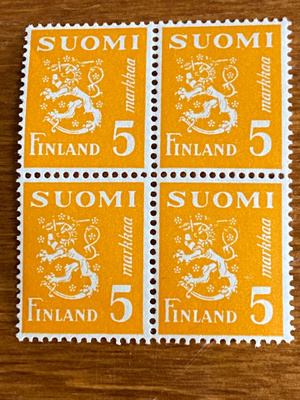 LEIJONA MALLI 1930 5MK NELIÖ**