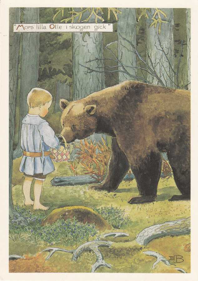 Elsa Beskow- Poika ja karhu.