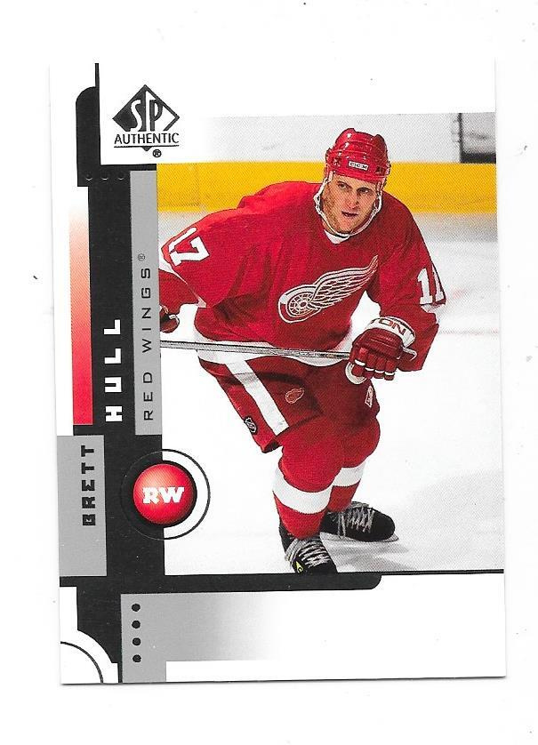 2001-02 SP Authentic #26 Brett Hull Detroit Red Wings