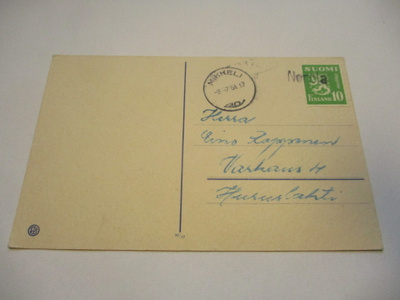 1954 Norola rivil + Mikkeli