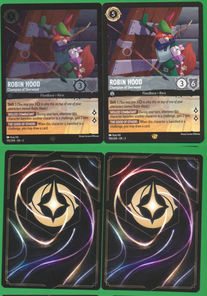Lorcana Robin Hood - Champion of Sherwood (V.1) Norm ja Foil