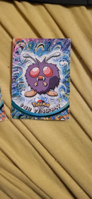 Pokemon Card Venonat #48 TOPPS Series 1 Blue Logo card card