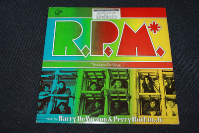 R. P. M. Revolutions Per Minute LP 1970