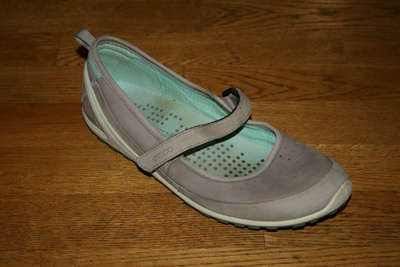 Ecco beiget nahkaiset ballerinat 40 (n. 25,5 cm)