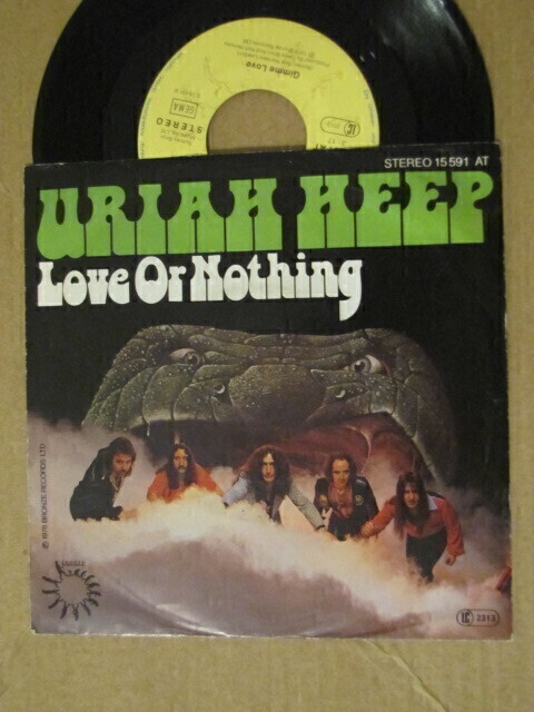 Uriah Heep love or nothing 7 45 saksa 1978