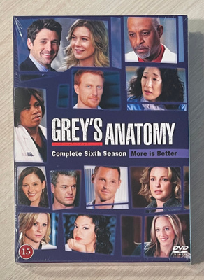 Greyn anatomia: Kausi 6 (2009-2010) 6DVD (UUSI)