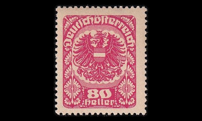 Itävalta 312y ** Vaakuna 80 H harm.pap (1920)