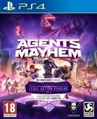 Agents of Mayhem - Day One Edition (PlayStation 4 -peli)