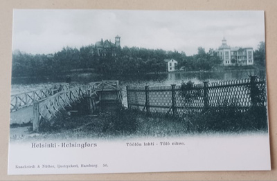 Helsinki, Töölönlahti, laituri, huviloita, mv pk, ei p.