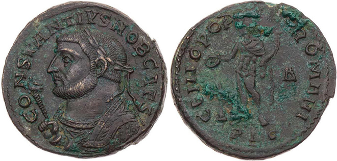 ANCIENT / ROME (II): EMPIRE / Constantius I Chlorus, Follis