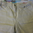 Shortsit 128 cm khaki * puuvilla - pellava - pikkukuva 3