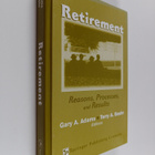 Gary A. Adams : Retirement : Reasons, Processes, and Results - pikkukuva 1