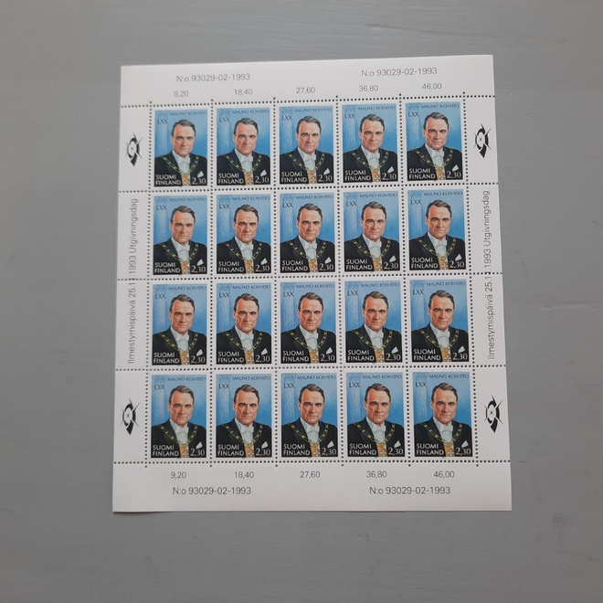 Suomi arkki ** 1993 Mauno koivisto presidentti